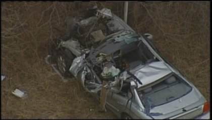 Truck under ride accident serious injury pregnant mother top sheared off prevent
